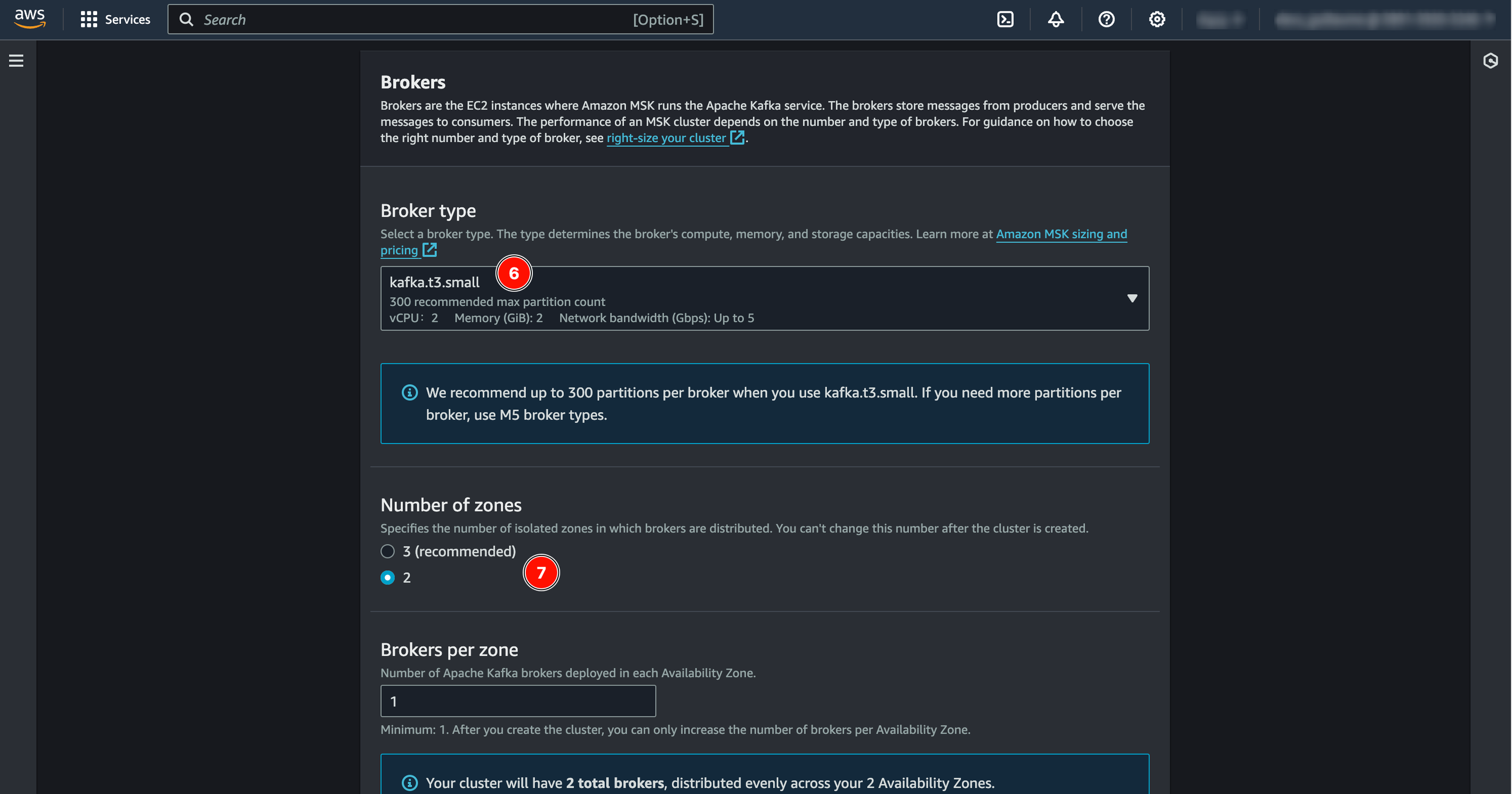 AWS MSK brokers