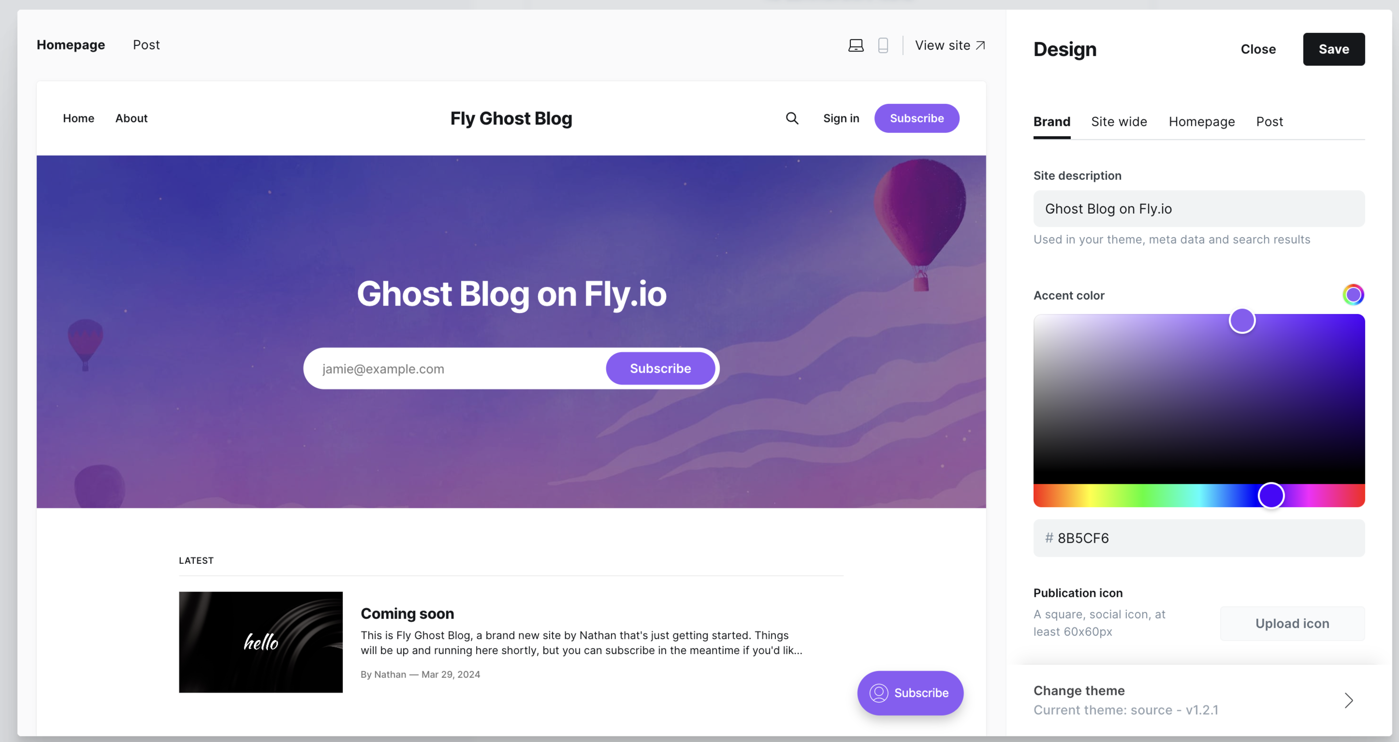 Guide: Self hosting a Ghost blog on Fly.io (Part 1)