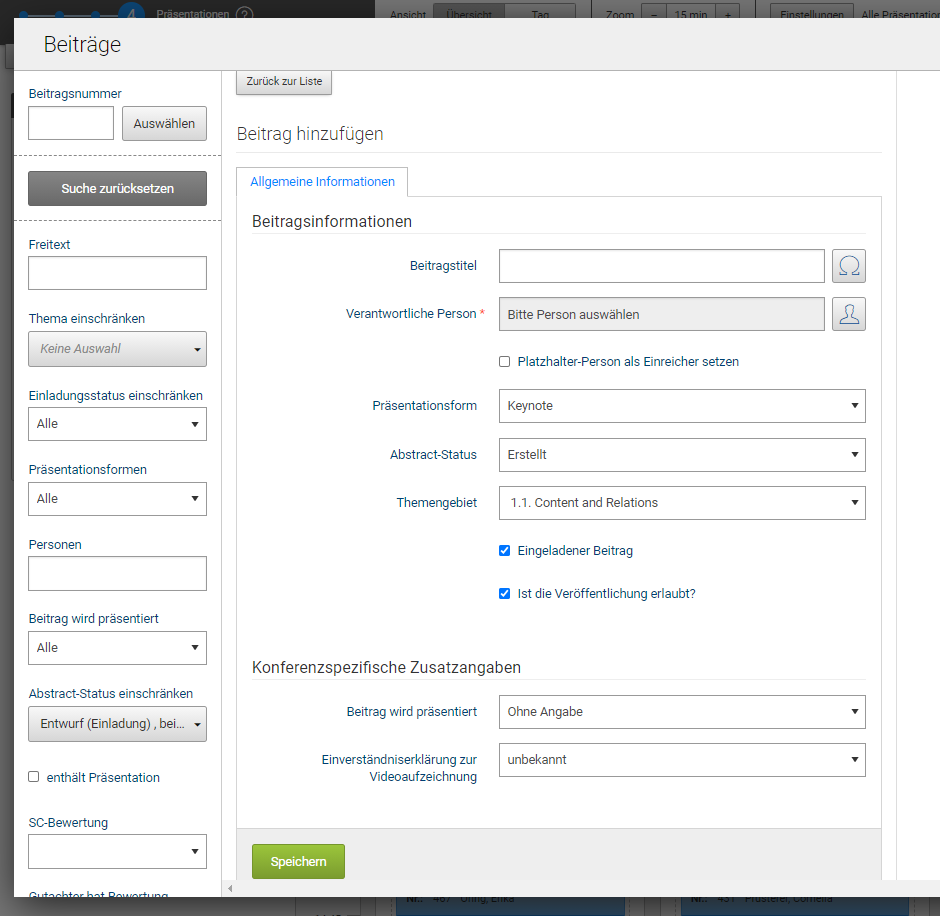Abb. 7: Allgemeine Informationen