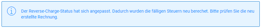 Abb. 8: Reverse-Charge-Status-Meldung